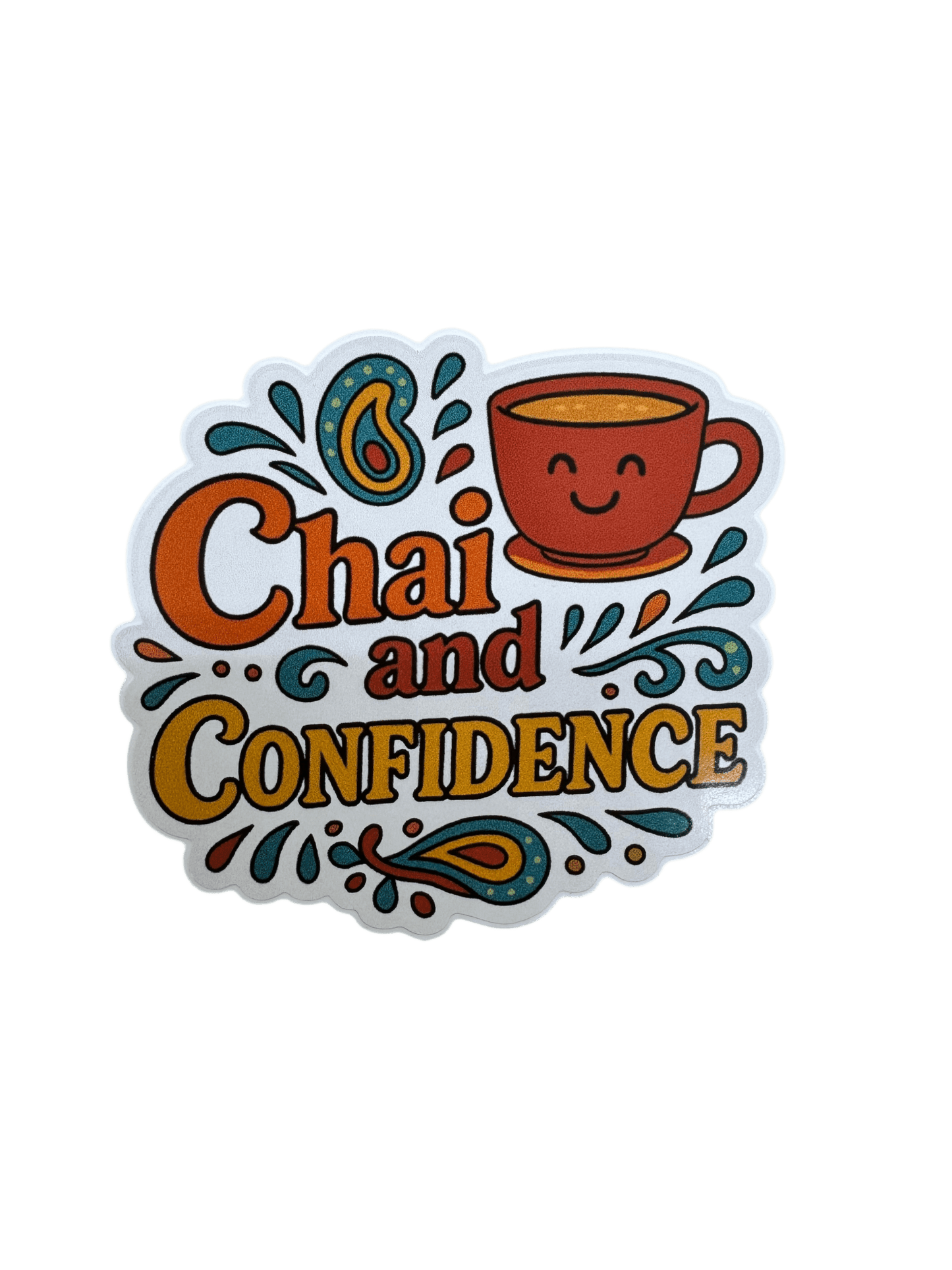 2in Chai and Confidence Sticker - Spotted Chai