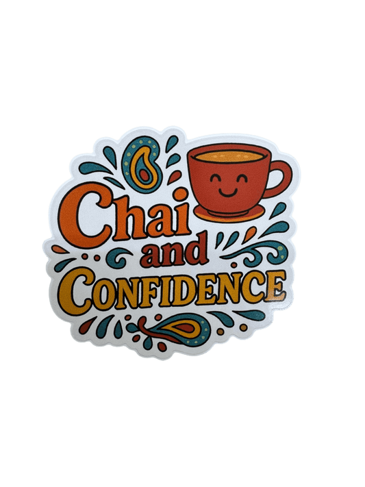 2in Chai and Confidence Sticker - Spotted Chai