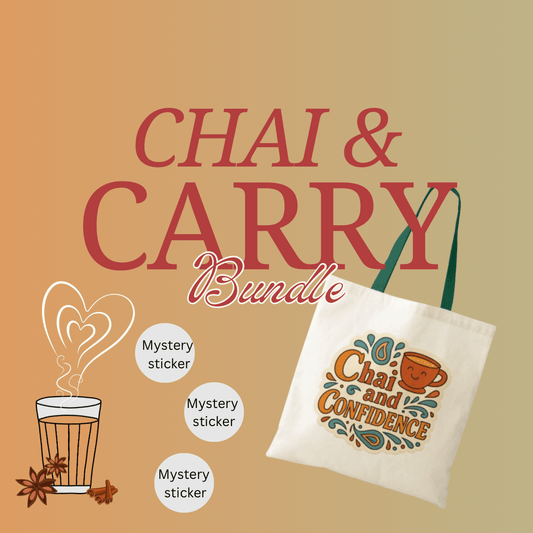 vitiligo awareness sticker
	•	Desi body positivity
	•	empowering sticker for women
	•	chai-themed self-love sticker
