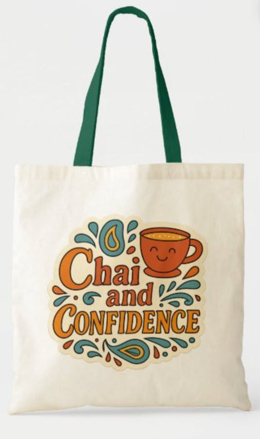 Chai and Confidence - Tote Bag - Spotted Chai